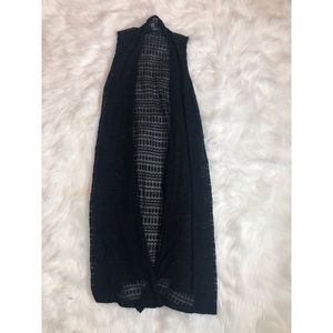 Forever 21 Long black cardigan (antm memorabilia )